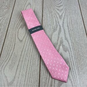 530 - Michael Kors Grand Neat Tie Pink 650 2MKC24-1026 Silk Blend $69.50
